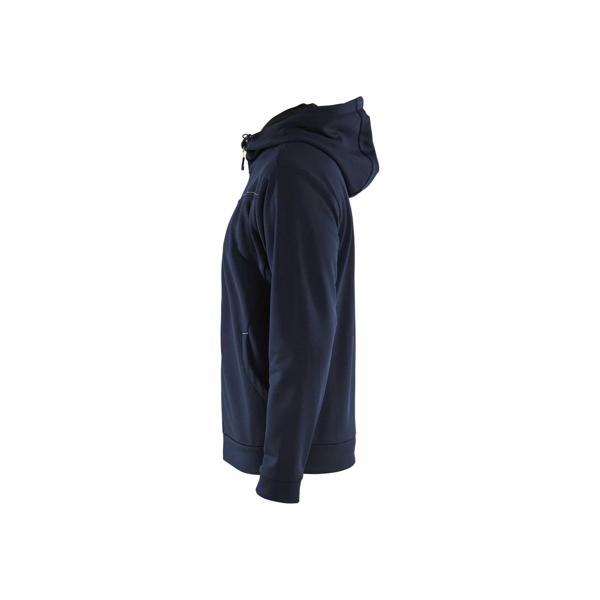 BLAKLADER 33632526 Hoodie With Full Zip Hoodie Work Sweatshirt MEN - Pique Fleece